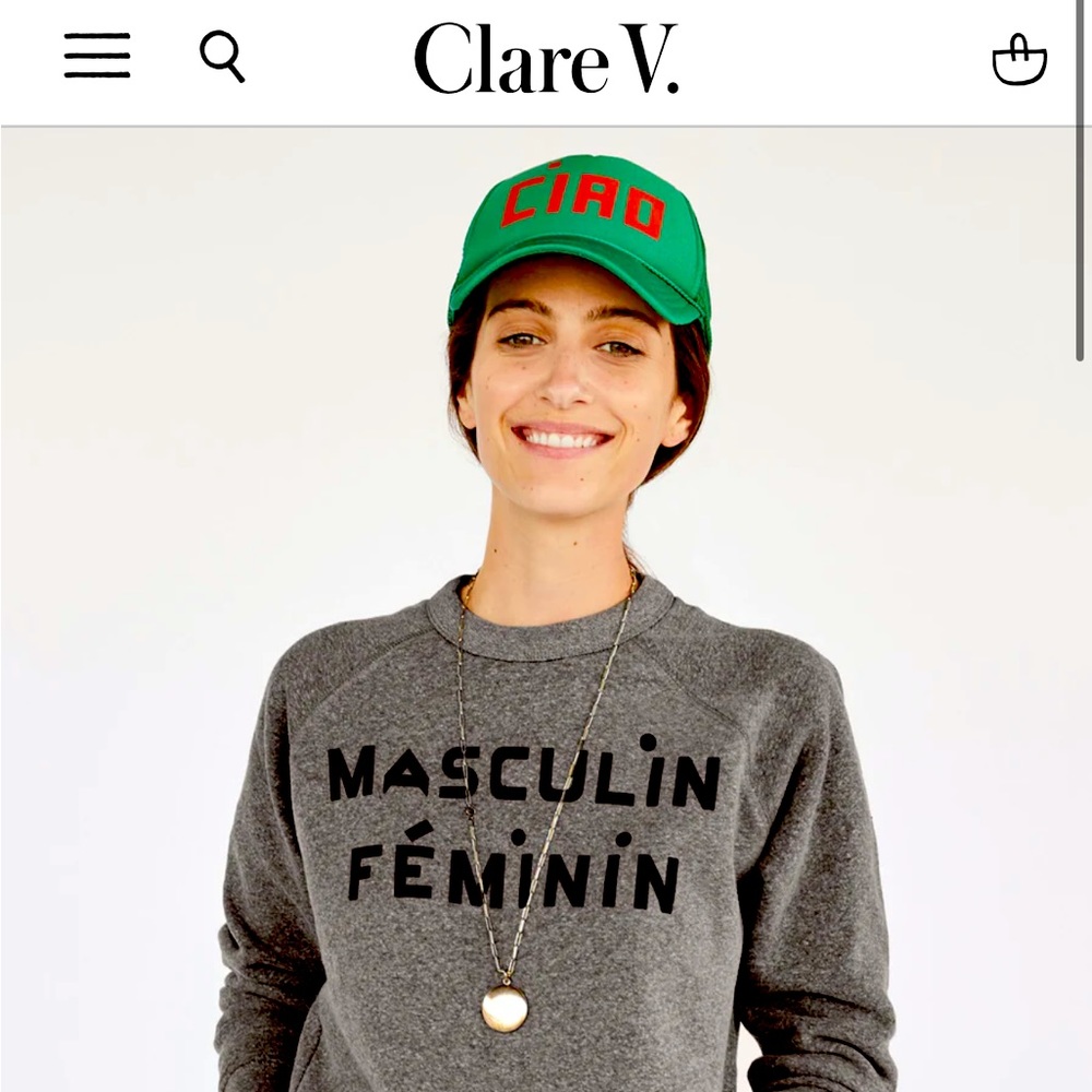 Clare V Graphic Sweatshirt